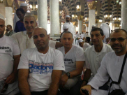  بالصور: معتمرو مدينة يافا يصلون إلى المدينة المنورة بسلام 